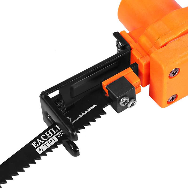 Reciprocating Saw Attachment Drill - เลื่อยลูกสูบบ้าน DIY ไม้โลหะตัดเครื่องมือสิ่งที่แนบมาอะแดปเตอร์เปลี่ยนไฟฟ้า เจาะ เป็นเลื่อยลูกสูบ