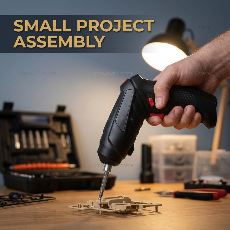 Electric Screwdriver Rechargeable Usb - ชุดไขควงไฟฟ้าไร้สายแบบชาร์จได้ 47 ชิ้น แบตเตอรี่ลิเธียม 3.6V ชุดเครื่องมือซ่อมแซม