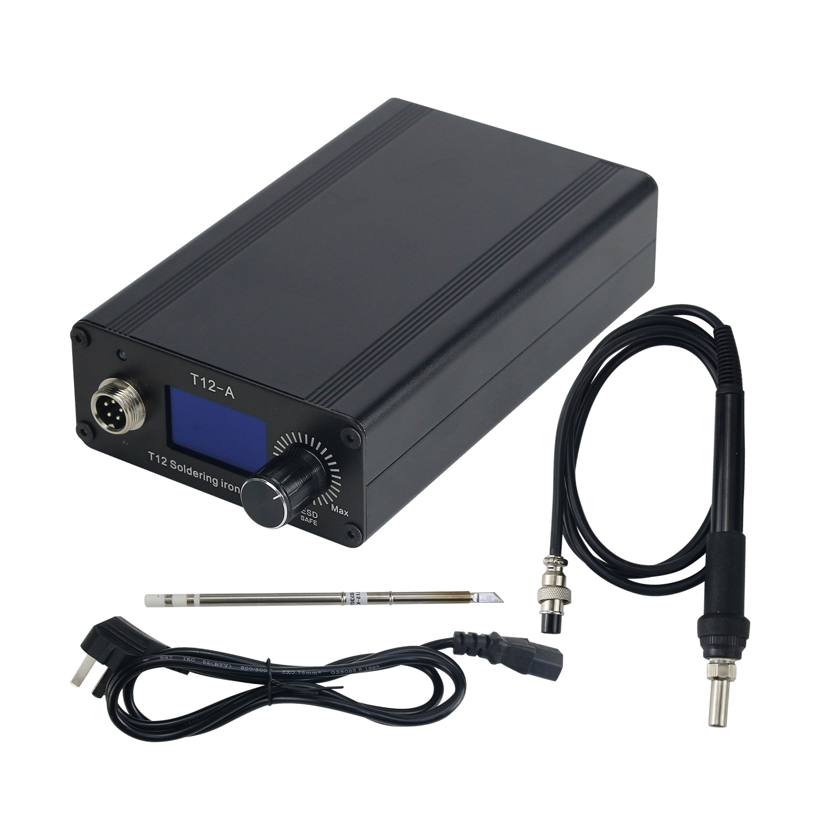 Digital Soldering Station T12 - แฮมกี๊ก T12-A 50-700 ° หน้าจอดิจิตอลขนาด 1.3