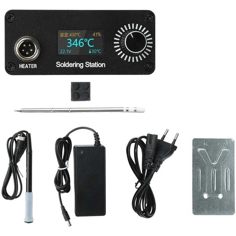 Digital Soldering Station T12 - B23B T12 สำหรับซ่อมแซมบ้าน สถานีบัดกรีแบบพกพา ชุดเครื่องมือบัดกรีดิจิตอลขนาดเล็ก ระดับมืออาชีพ