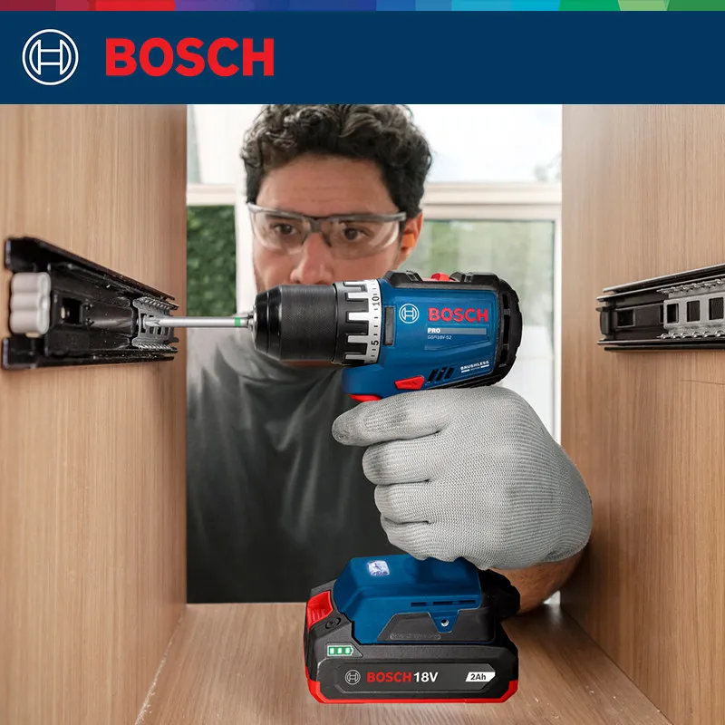 Brushless Cordless Electric Drill 18V - BOSCH GSR 18V-52 PRO สว่านไขควงไร้สาย ระบบมอเตอร์ไร้แปรงถ่าน