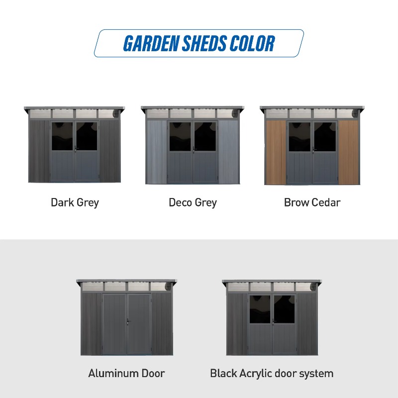 โรงเก็บเครื่องมือโลหะประสิทธิภ - Garden Tools บทวิจารณ์และราคา