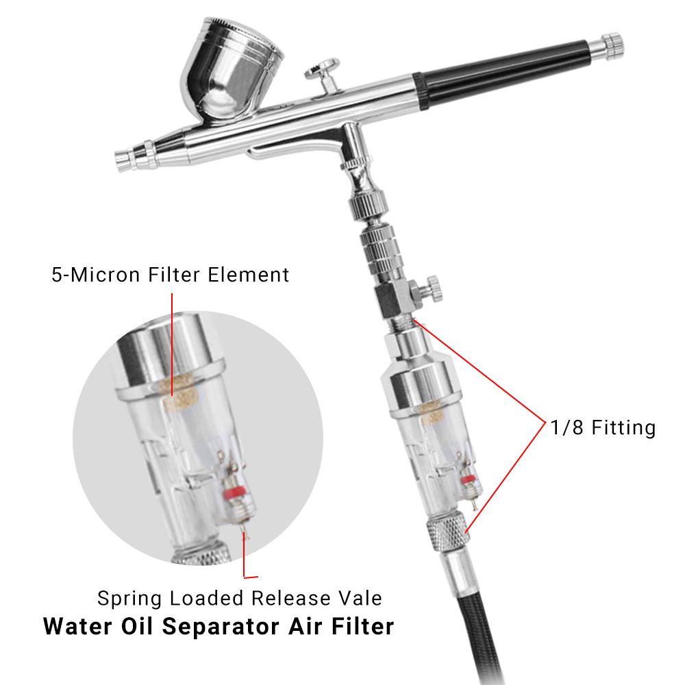 แปรงอากาศตัวกรองอากาศ1/8 
