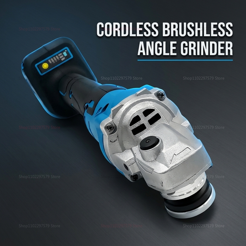 เครื่องเจียรไร้สายแบบมอเตอร์ไร - Brushless Angle Grinder Battery Powered บทวิจารณ์และราคา