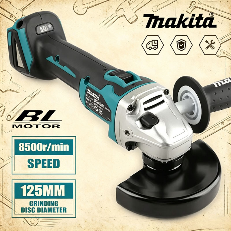 เครื่องเจียรไร้สาย Makita DGA5 - Brushless Angle Grinder Battery Powered บทวิจารณ์และราคา
