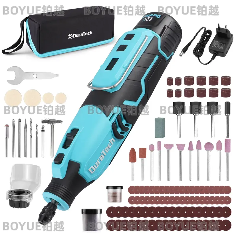 เครื่องมือโรตารี่ไร้สาย 12V คว - Cordless Rotary Tool Kit Accessories บทวิจารณ์และราคา