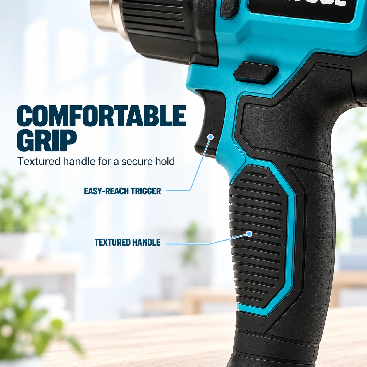 ไอออนทูล 550 ℃   ปืนลมร้อนไร้ส - Cordless Heat Gun For Shrink Tubing บทวิจารณ์และราคา