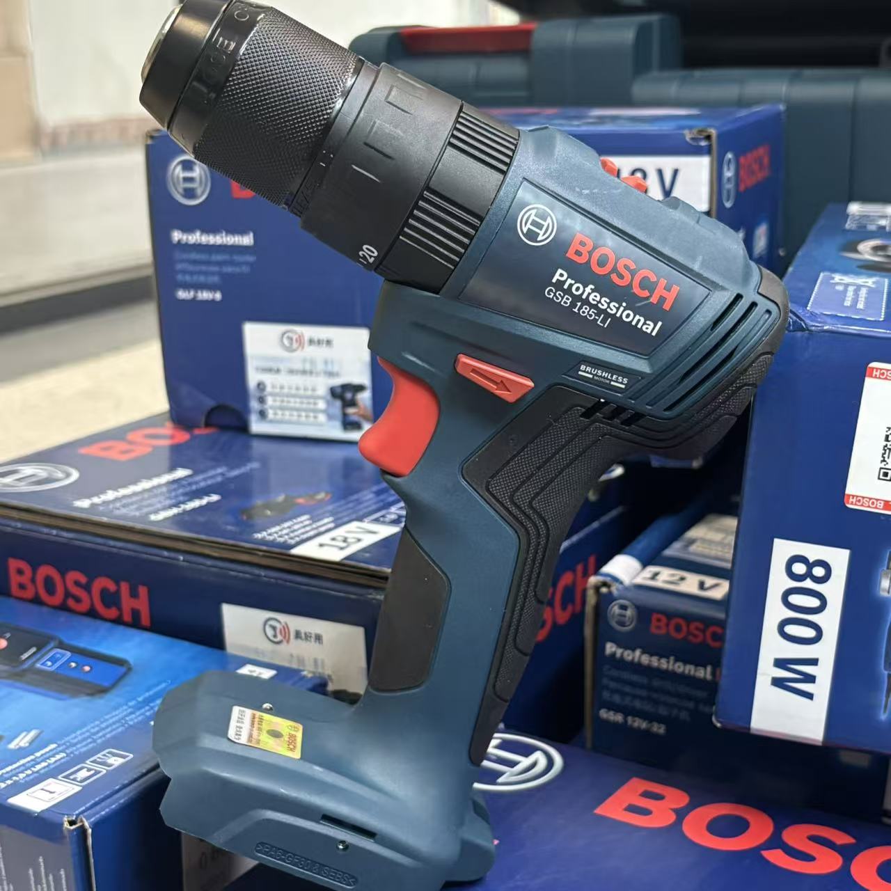 สว่านกระแทกไร้สายแบบมอเตอร์ไร้ - Brushless Cordless Electric Drill 18V บทวิจารณ์และราคา