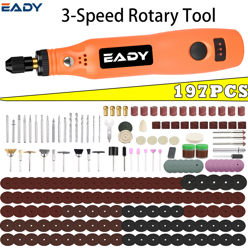 ชุดเครื่องมือโรตารี่ไร้สายแบบ  - Cordless Rotary Tool Kit Accessories บทวิจารณ์และราคา