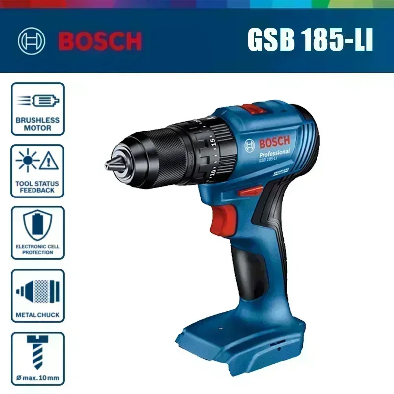 สว่านกระแทกไร้สายแบบมอเตอร์ไร้ - Brushless Cordless Electric Drill 18V บทวิจารณ์และราคา