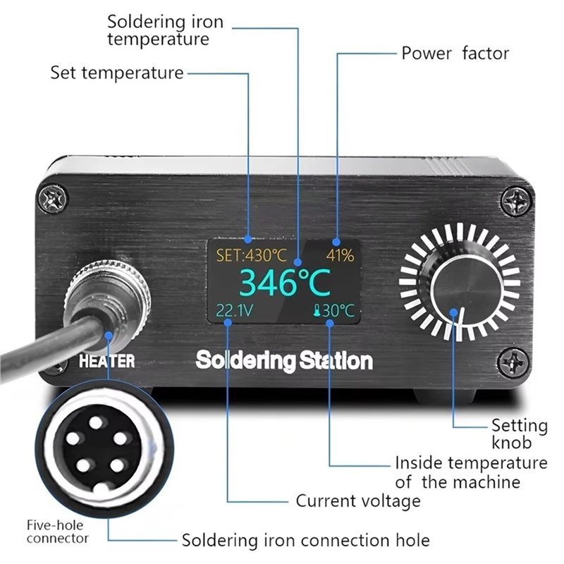 AB11-T12 สำหรับงานซ่อมแซมภายใน - Digital Soldering Station T12 บทวิจารณ์และราคา