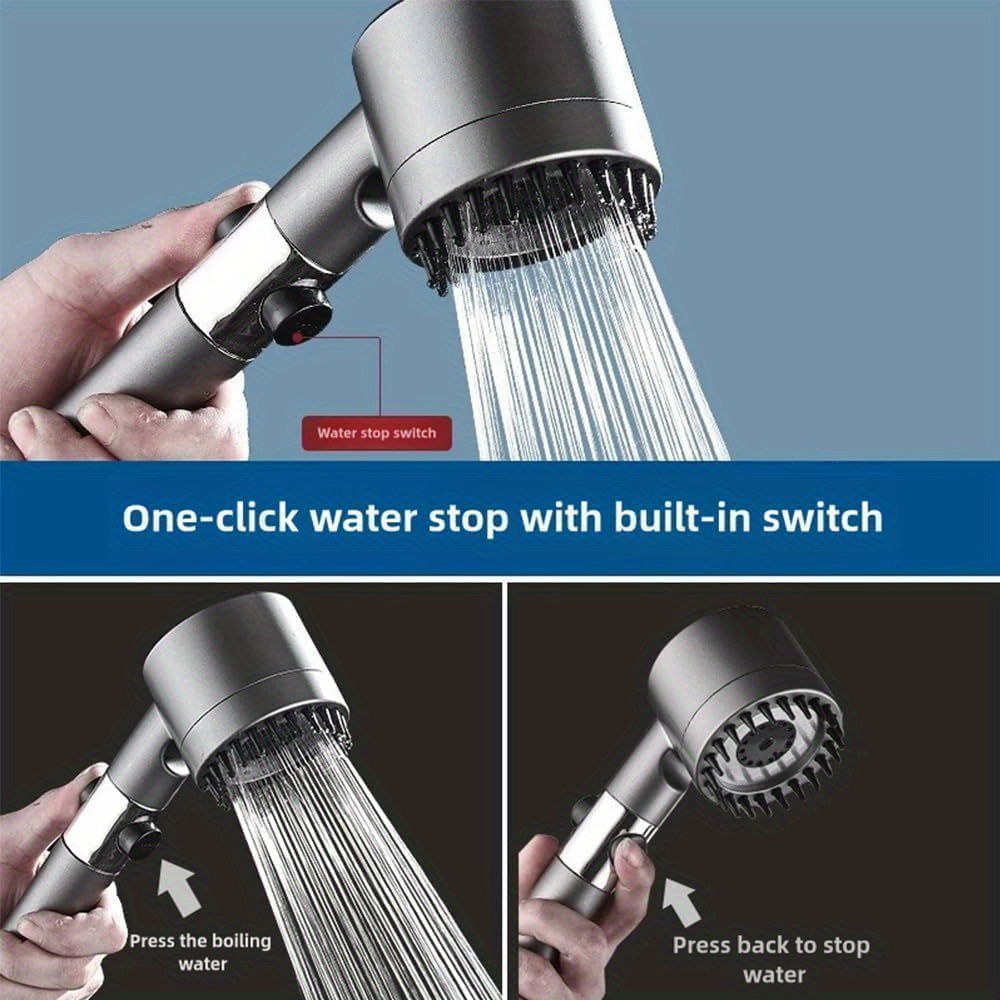 3 สี ดำ/เทา/ดำม่วง ฝักบัวขนาดก - Plumbing บทวิจารณ์และราคา