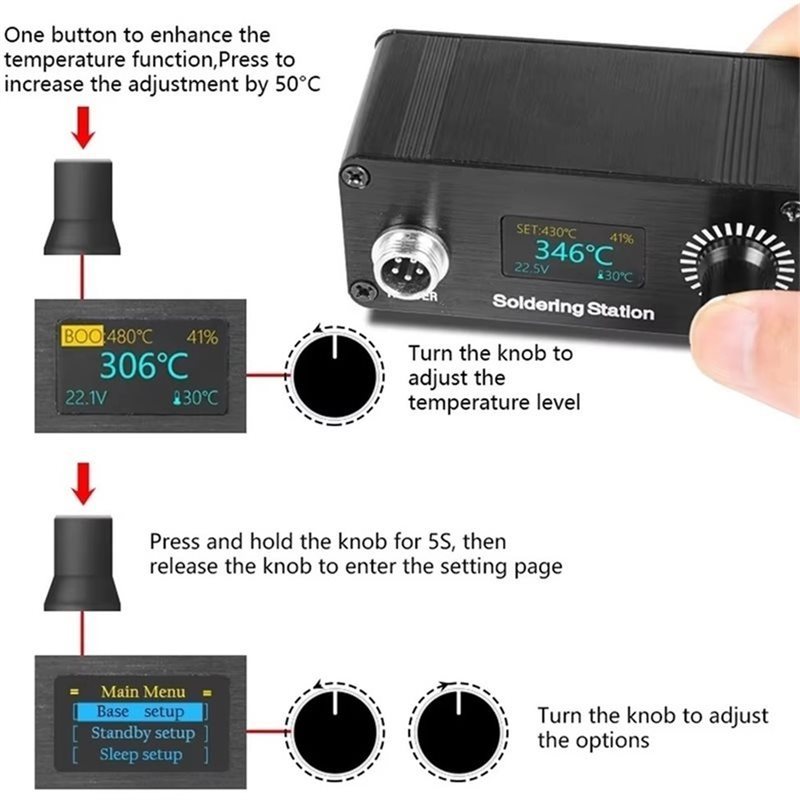 B23B T12 สำหรับซ่อมแซมบ้าน สถา - Digital Soldering Station T12 บทวิจารณ์และราคา