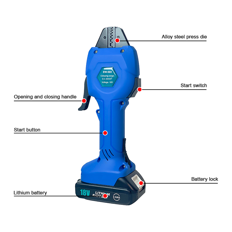 เครื่องมือจีบสายไฟแบบชาร์จไฟได - Electrical บทวิจารณ์และราคา